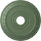 Ekena Millwork Munich Ceiling Medallion (Fits Canopies up to 5 5/8"), 17 1/2"OD x 3 5/8"ID x 1"P, Athenian Green CM17MUAGF - alternate 1